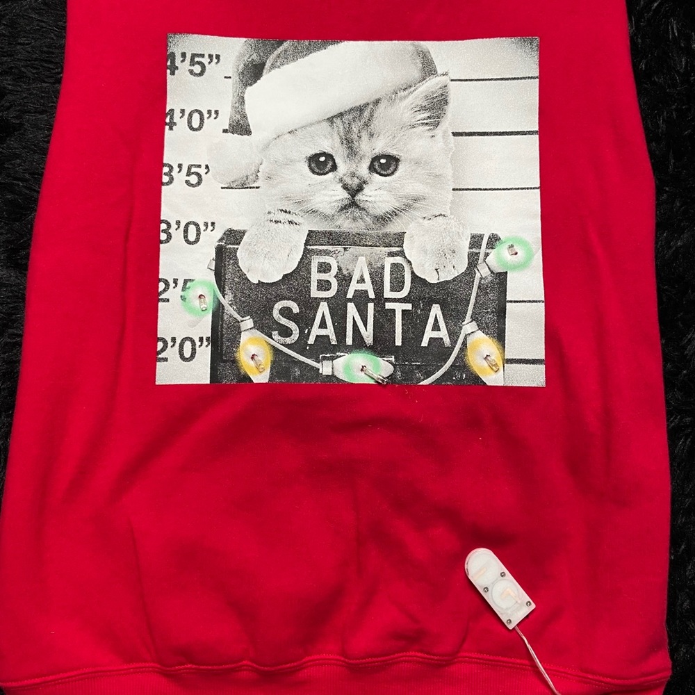 Light Up ‘Bad Santa’ Pullover View 2